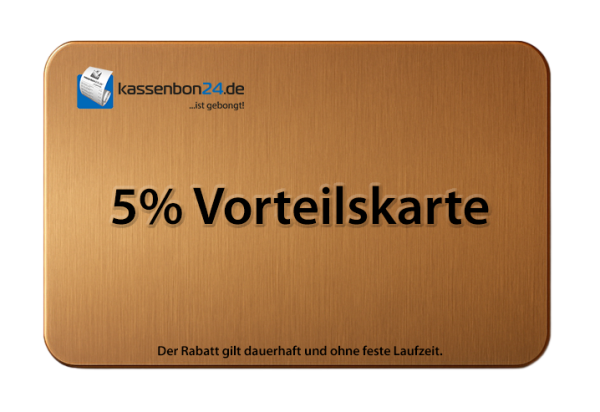 12-Monats-Vorteilskarte – 5 % Rabatt auf Ihren Einkauf